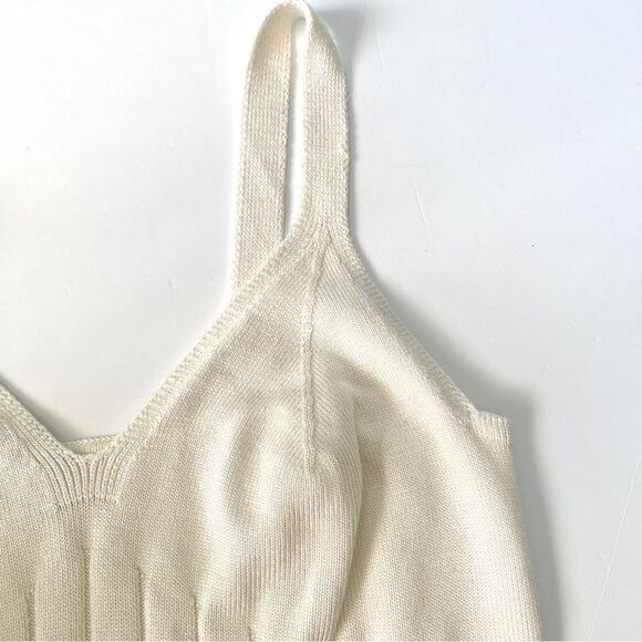 Akris mulberry silk knit tank top size 10 - Picture 8 of 10